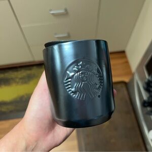 Starbucks Black Tumbler 8 oz with Lid
